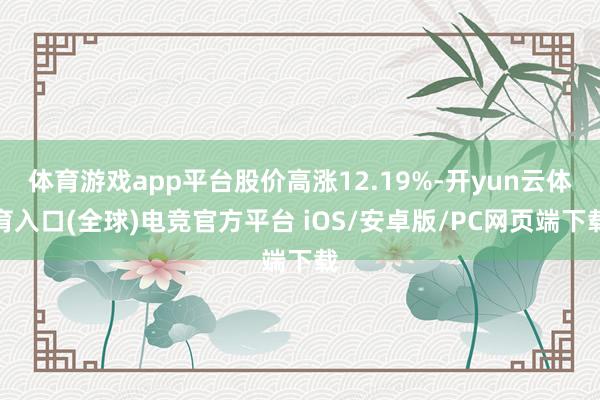 体育游戏app平台股价高涨12.19%-开yun云体育入口(全球)电竞官方平台 iOS/安卓版/PC网页端下载